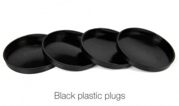 black_plastic_plugs_spiral_paper_tube